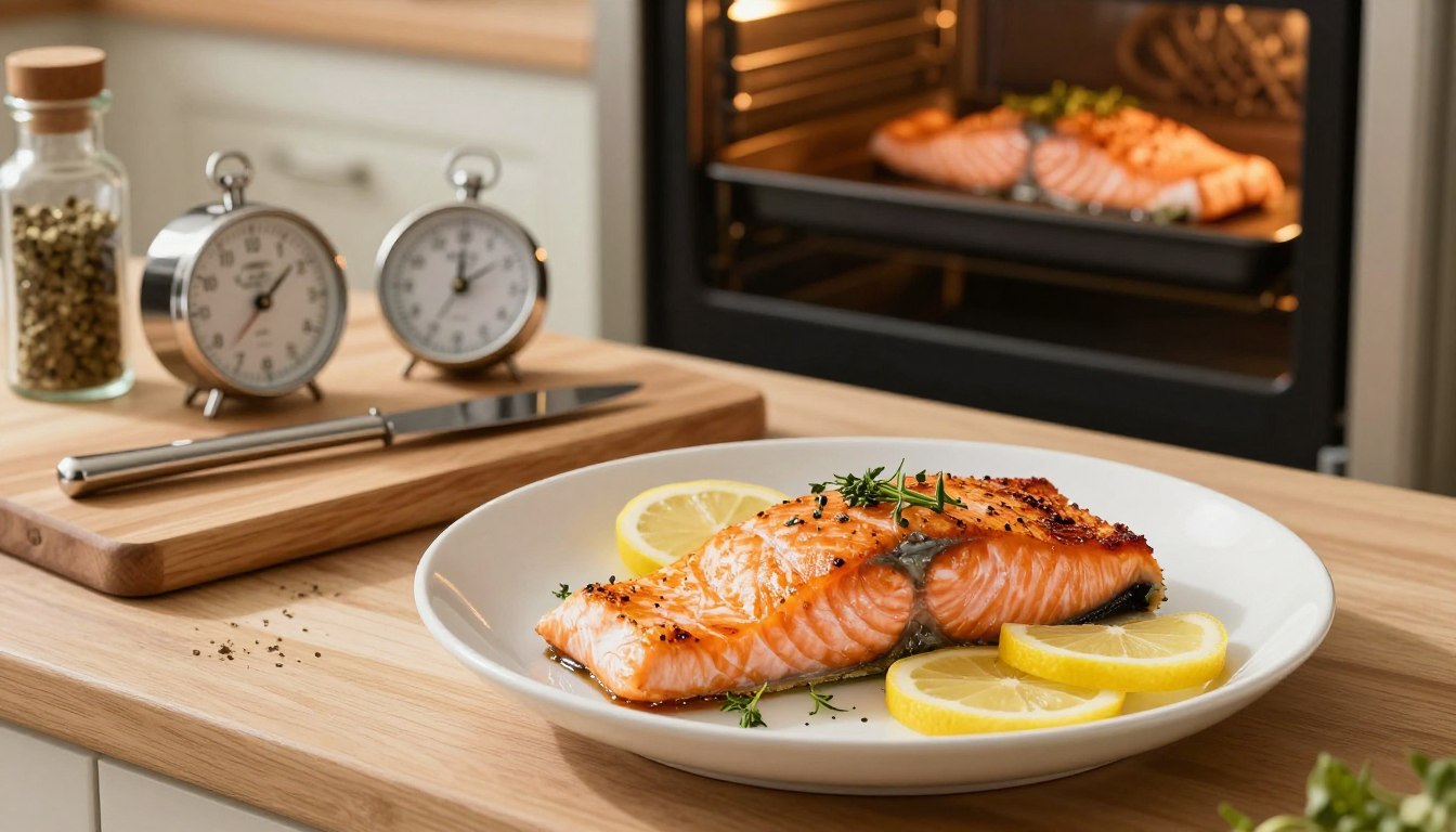 factors determining salmon baking time