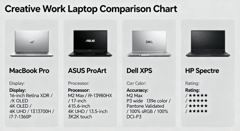Best Laptops for Creative Work