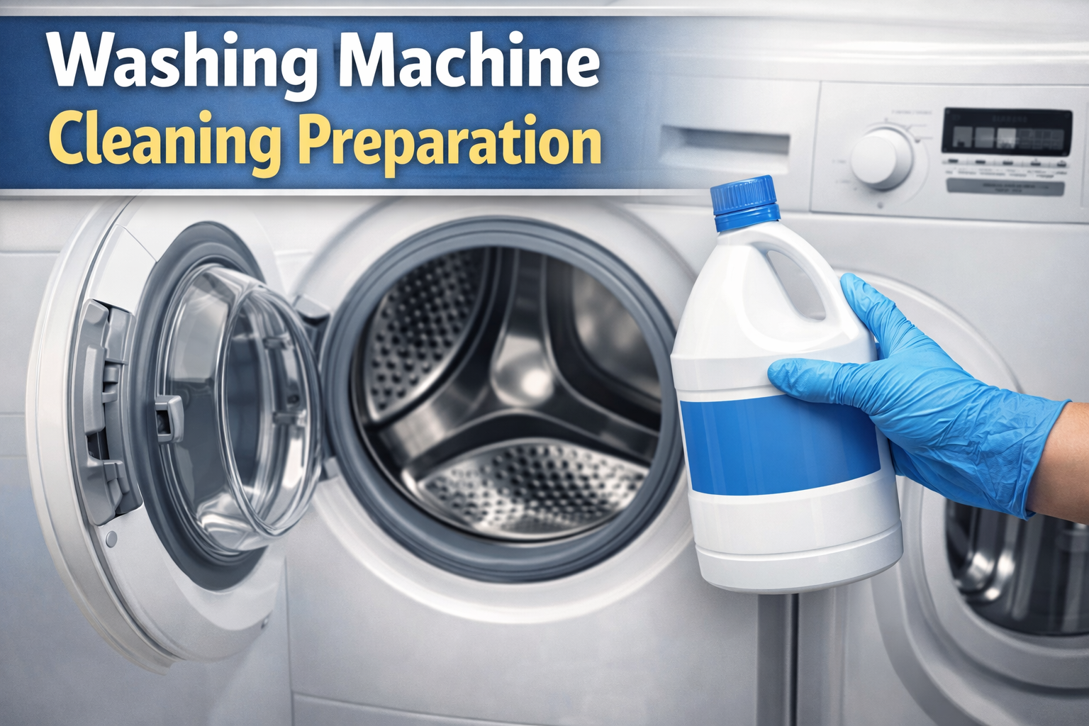 washing Machine cleaning preparation