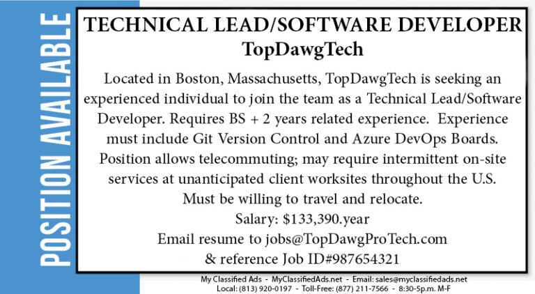 Labor certification ad Sample requirements for labor certification advertising