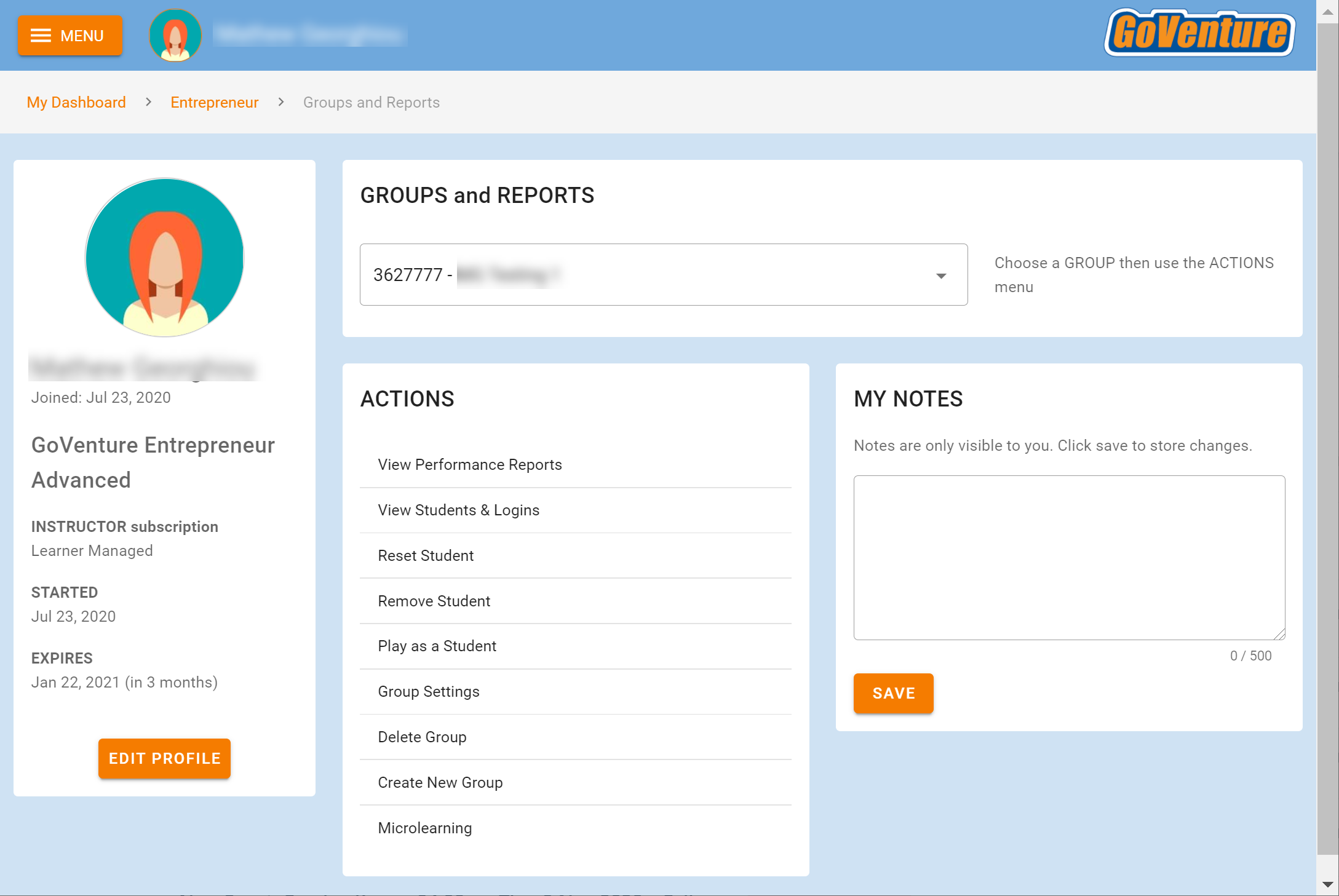 Instructor Guide — GoVenture Entrepreneur