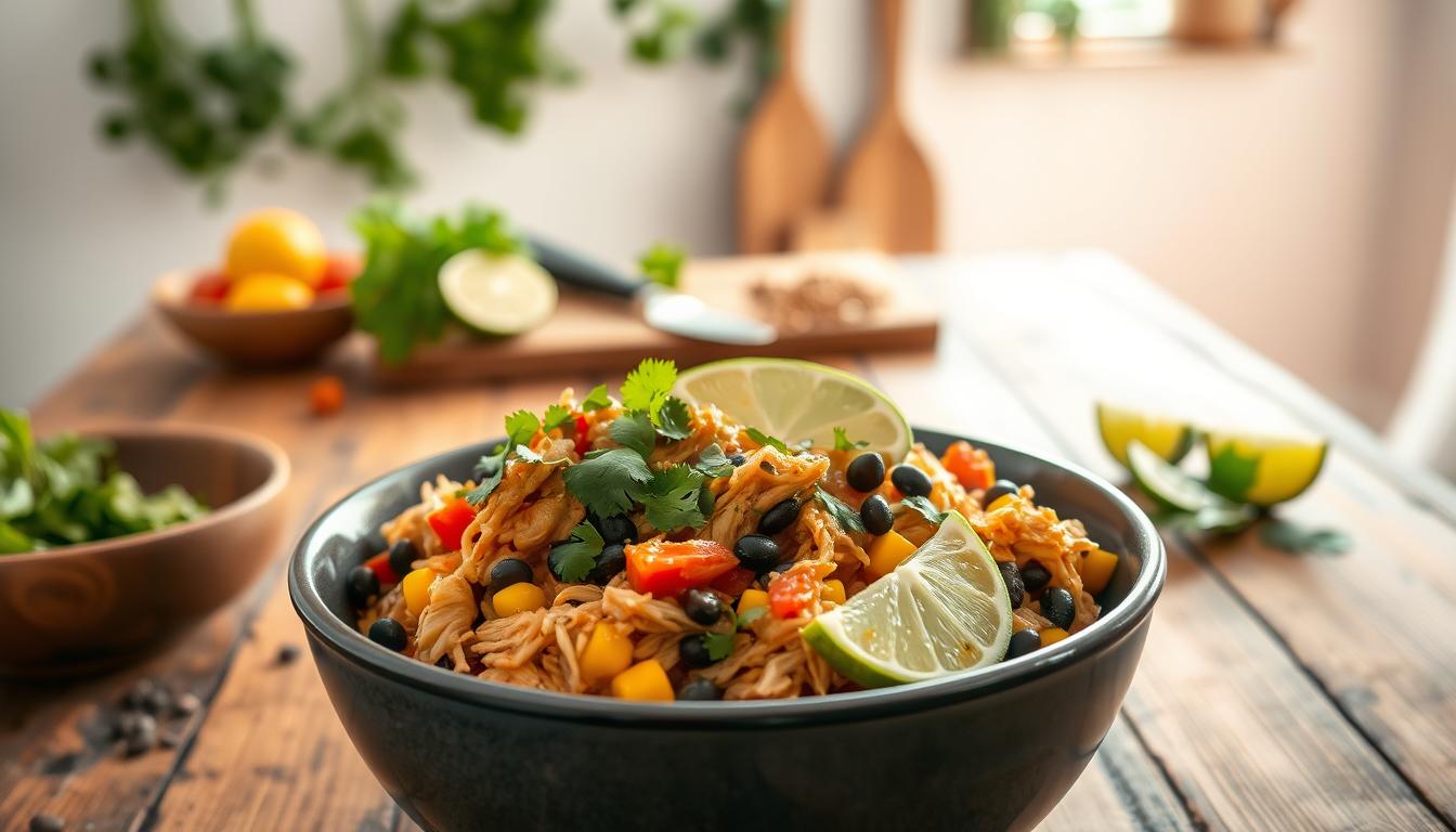 zesty easy crockpot mexican chicken