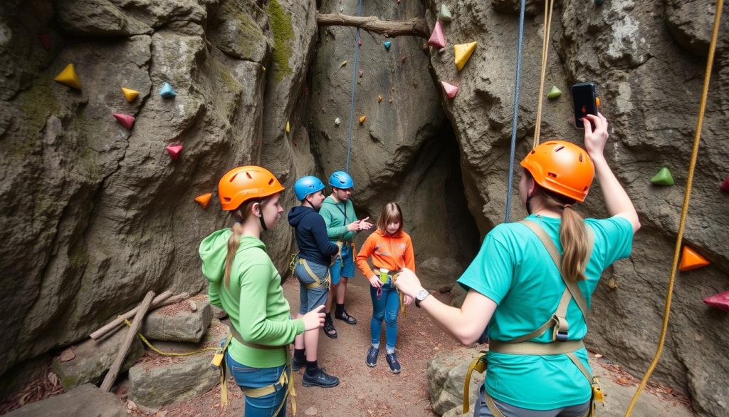 Rock UK adventure activities at their Christian camps