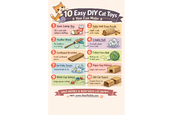 How to Make Homemade Cat Toys (Easy, Safe & Budget-Friendly Guide)