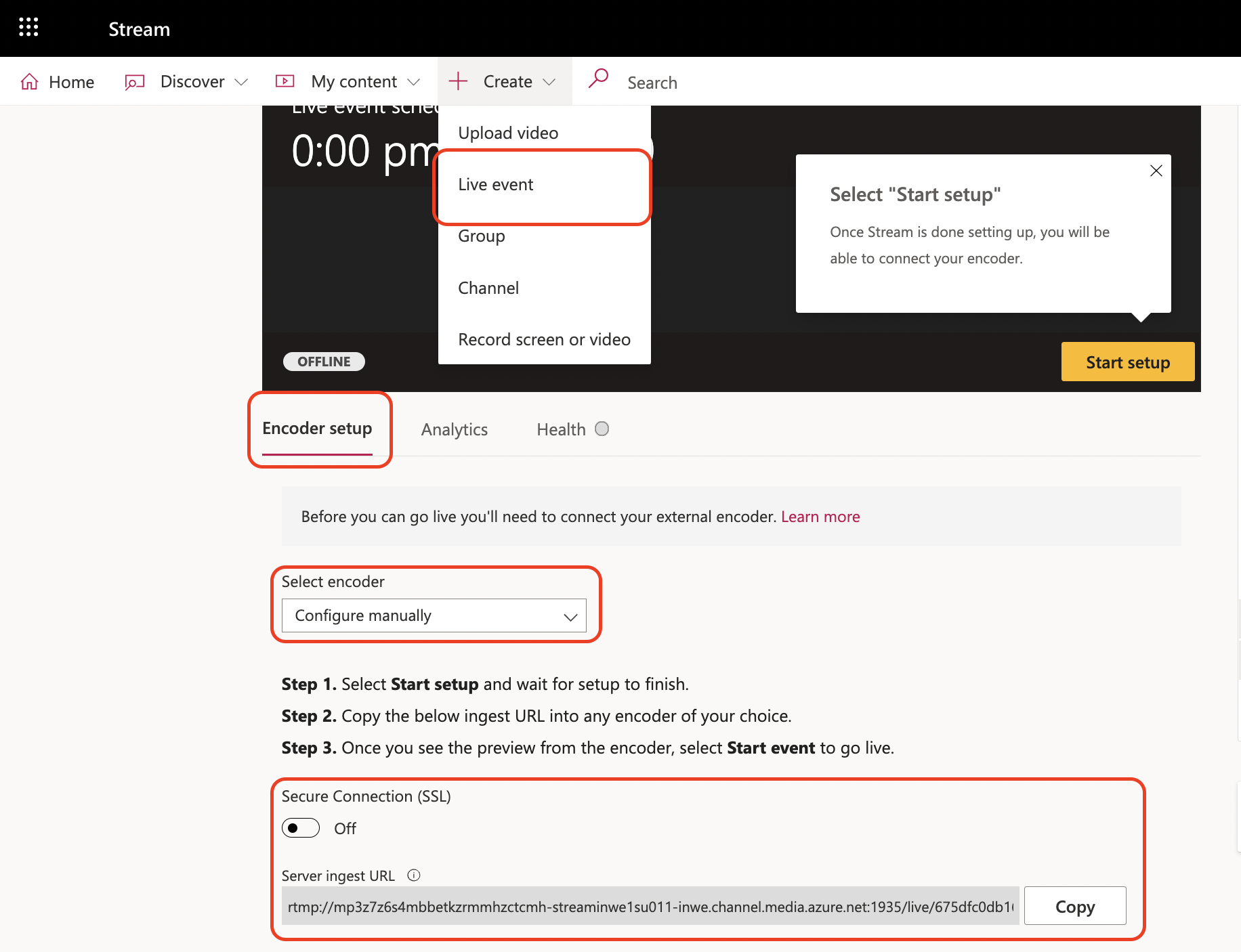 MS Teams Manual Configuration