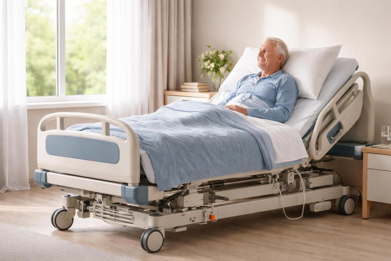 Lit Médicalisé Électrique AdjustaCare Avis : Fiable ou pas ? | preventisafe.fr
