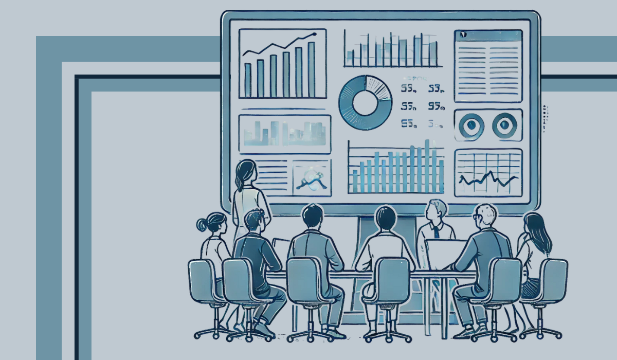 Shared team dashboards streamline meetings.