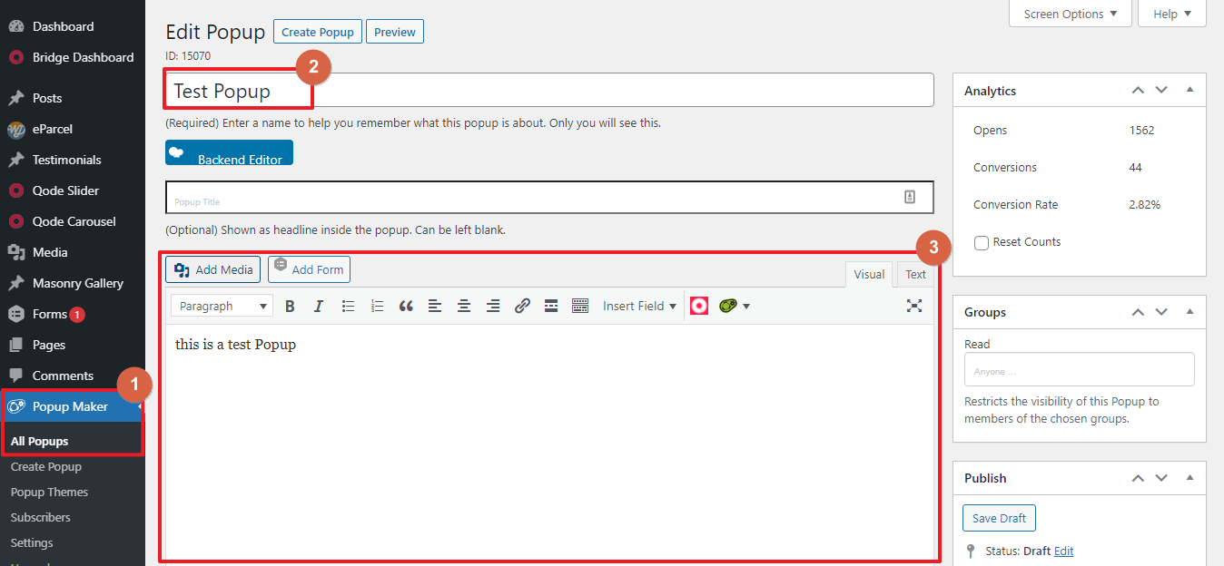 Pop Ups (Basics) - Troubleshoot Guide