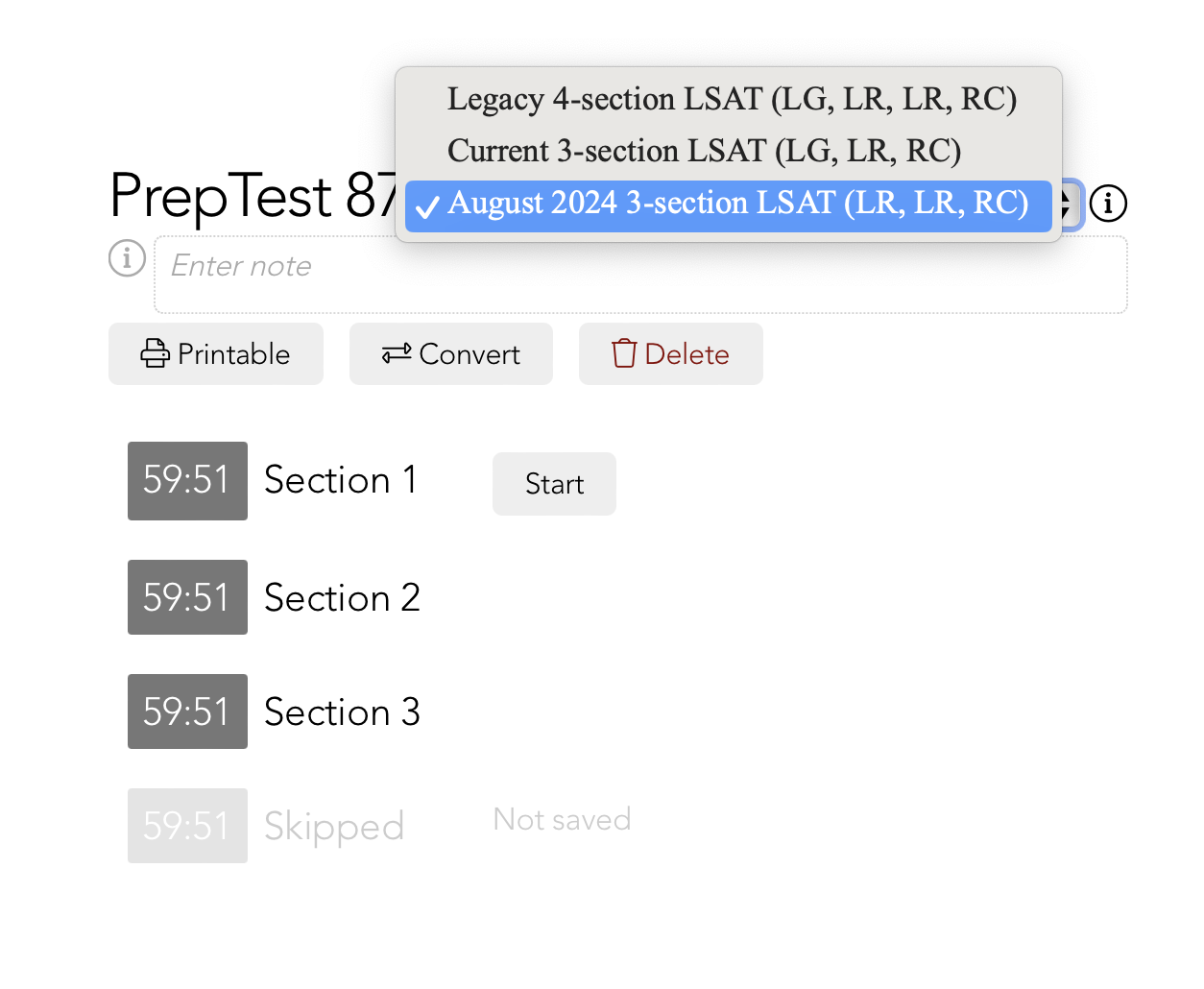 How to Take PrepTests for the New LSAT Format 7Sage LSAT