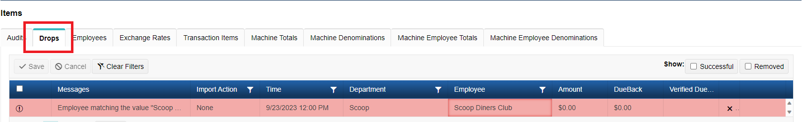 What is a Needs Review Message in Credit Card Reconciliation