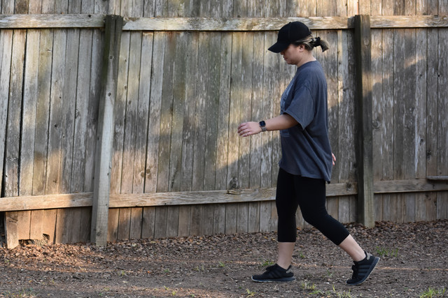 "Woman practicing a healthy lifestyle and positive mindset through daily wellness habits"