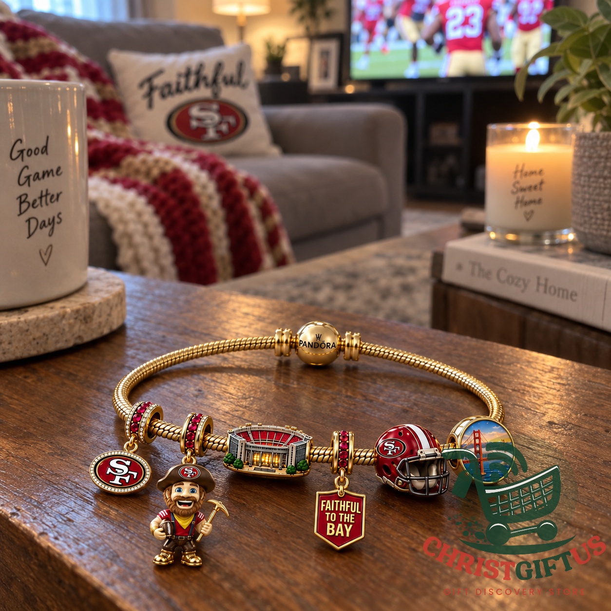 San Francisco 49ers 2026 Charm Bracelet - photo 3