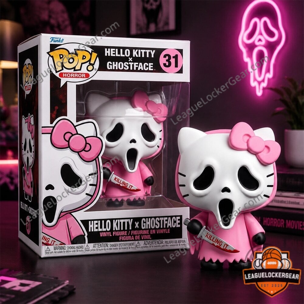 Hello Kitty x Ghostface Horror Crossover Funko Pop Figure 2026 - front view and packaging