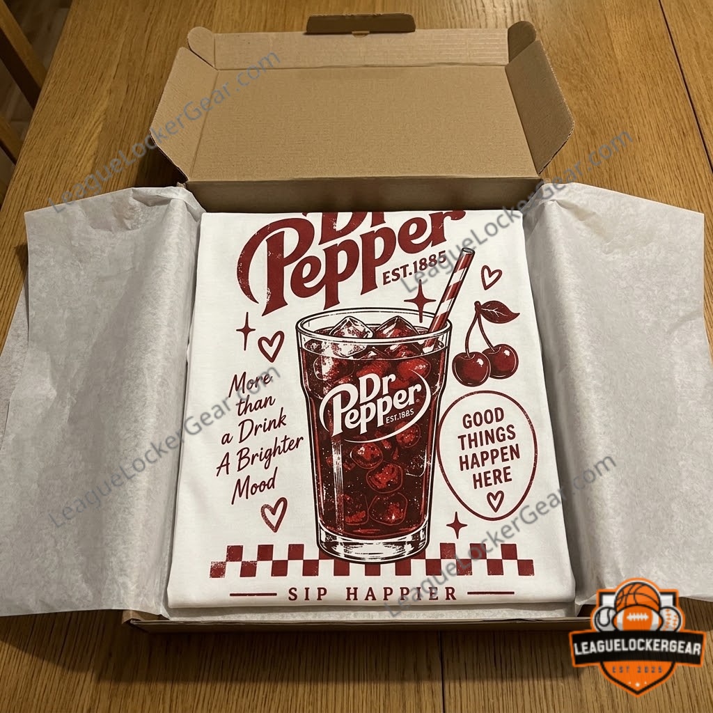 Dr Pepper Sip Happier Retro Diner 3D T-Shirt - photo 3