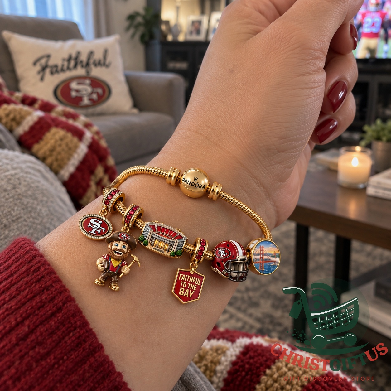 San Francisco 49ers 2026 Charm Bracelet - photo 2