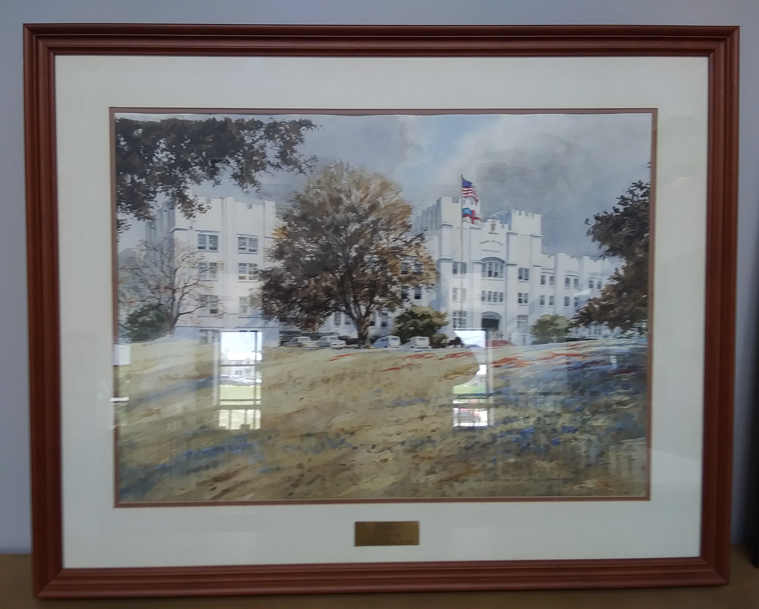Class of 1985 Hal Sims painting of Old Main.jpg
