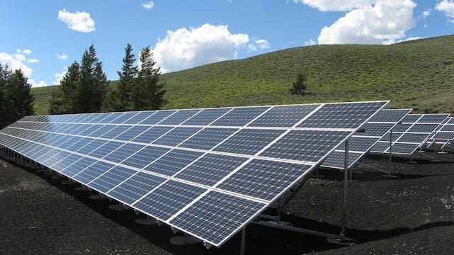 Solar power.