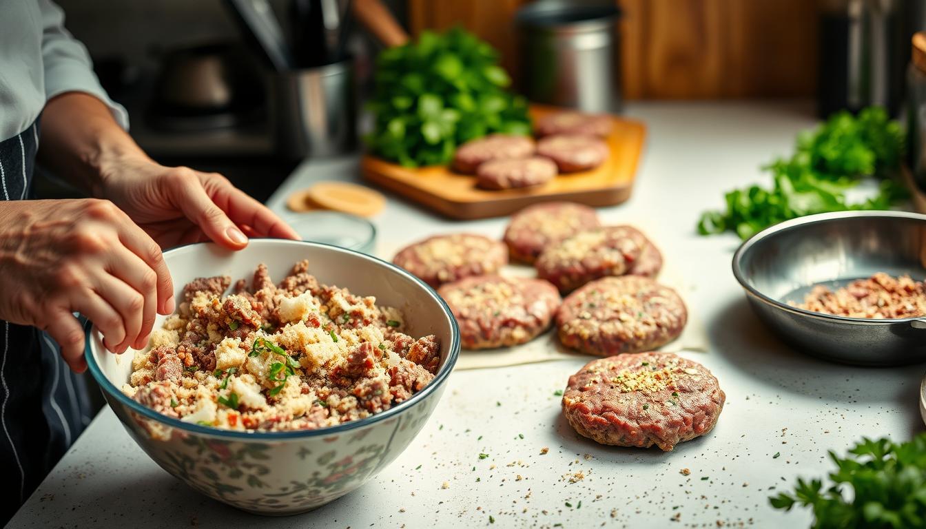 salisbury steak patties preparation