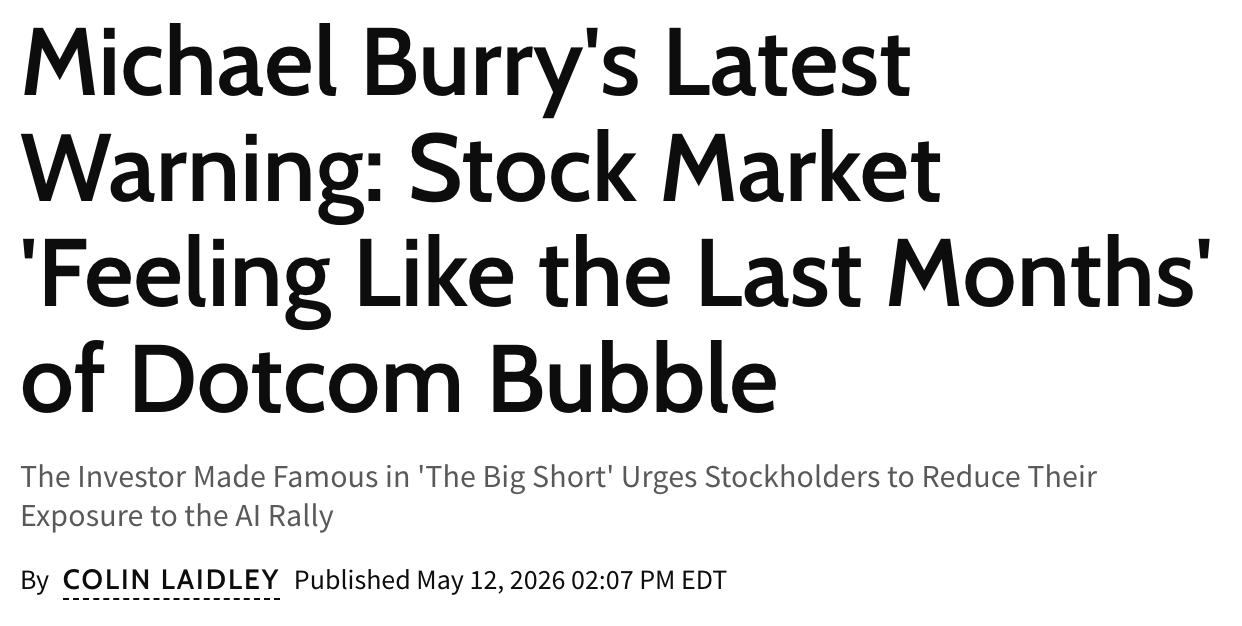 Michael Burry Dotcom Bubble