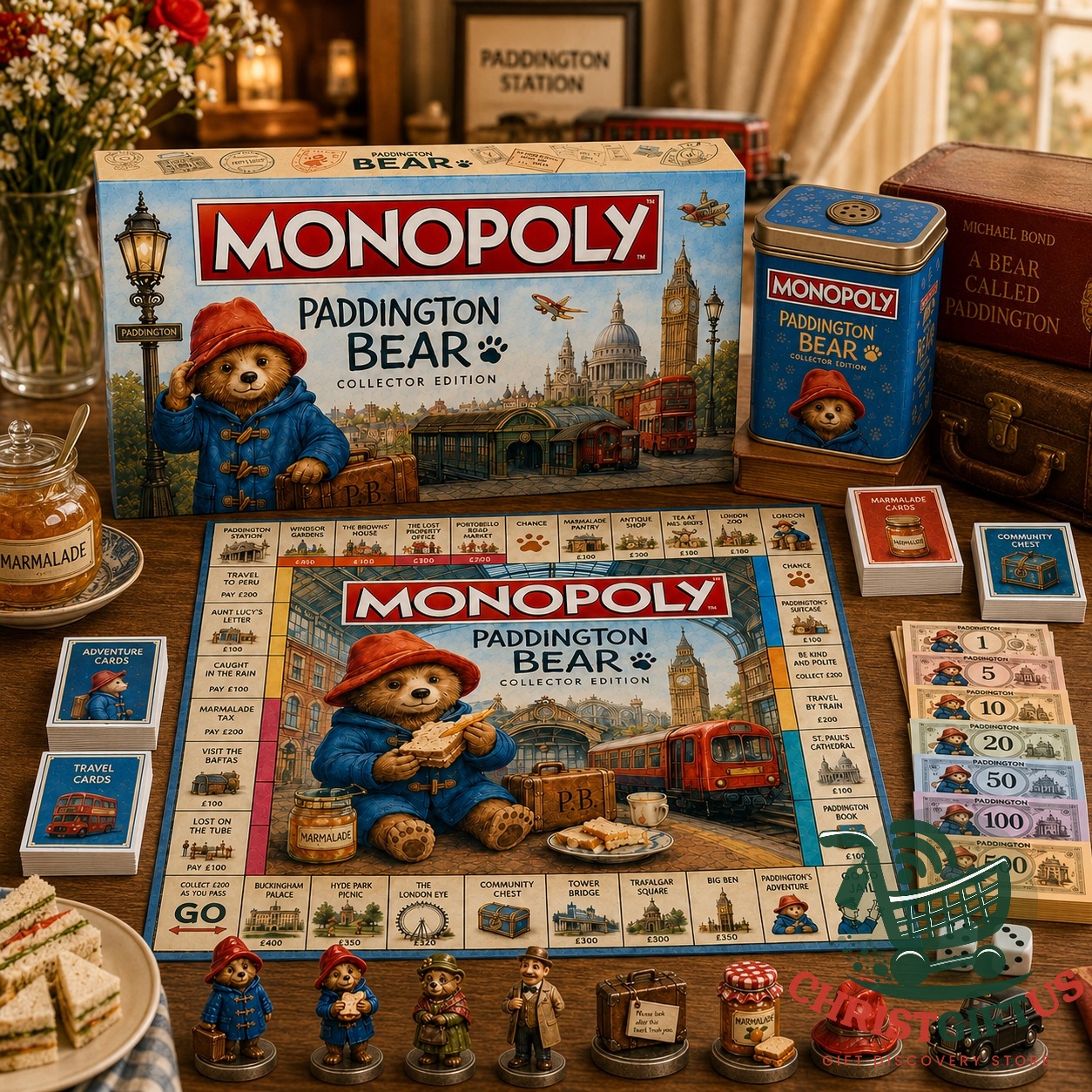Paddington Bear Monopoly Collector Edition Board Game - photo 2