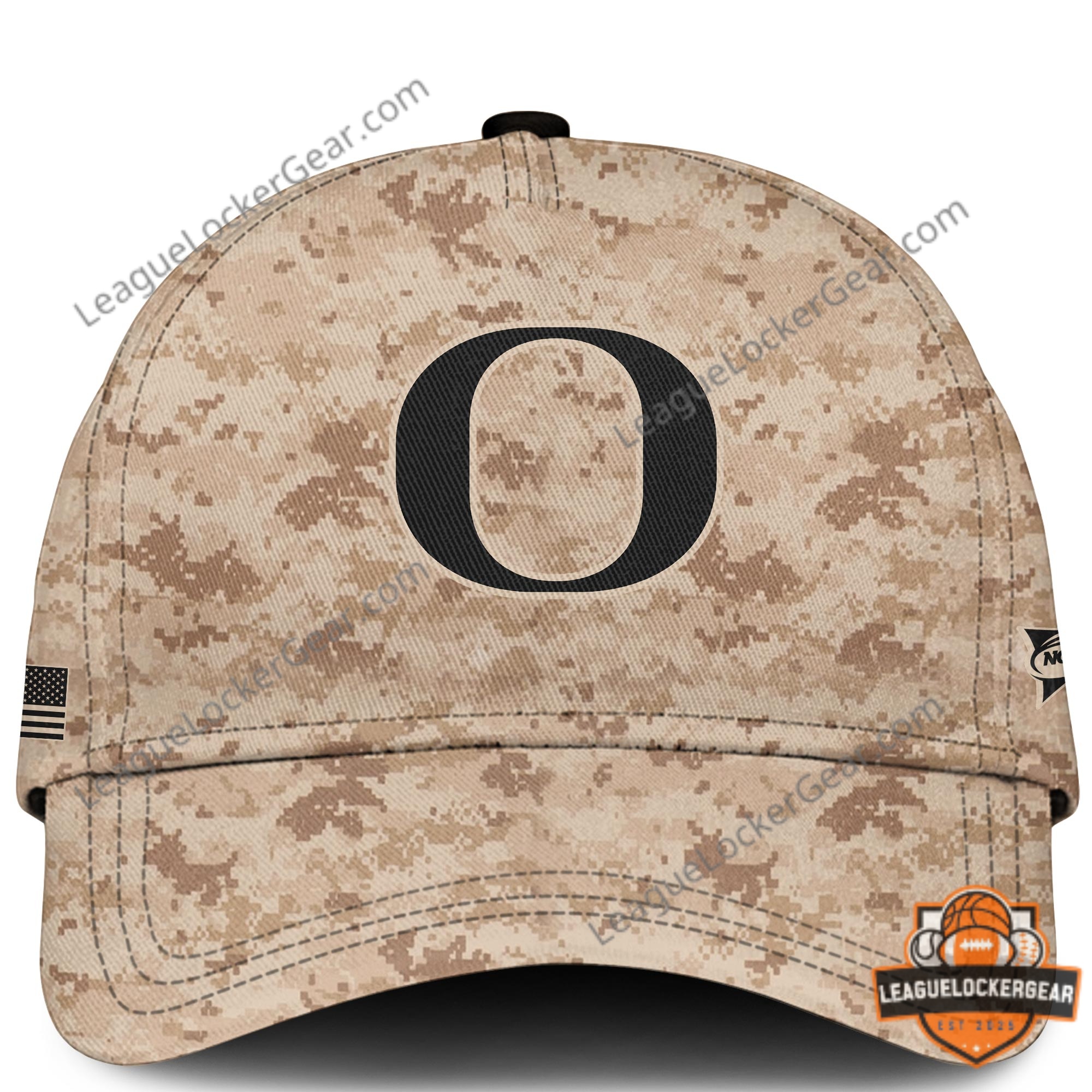 Oregon Ducks Veterans Day 250 Years of Freedom 2026 Hoodie - top left detail with text