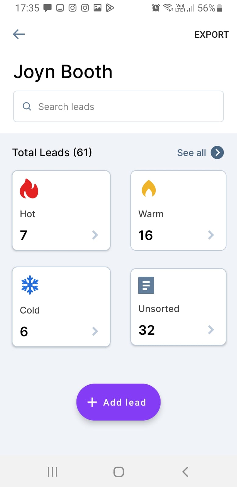 Lead Dashboard