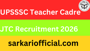 UPSSSC-teacher-cadre-jtc-recruitment-2026