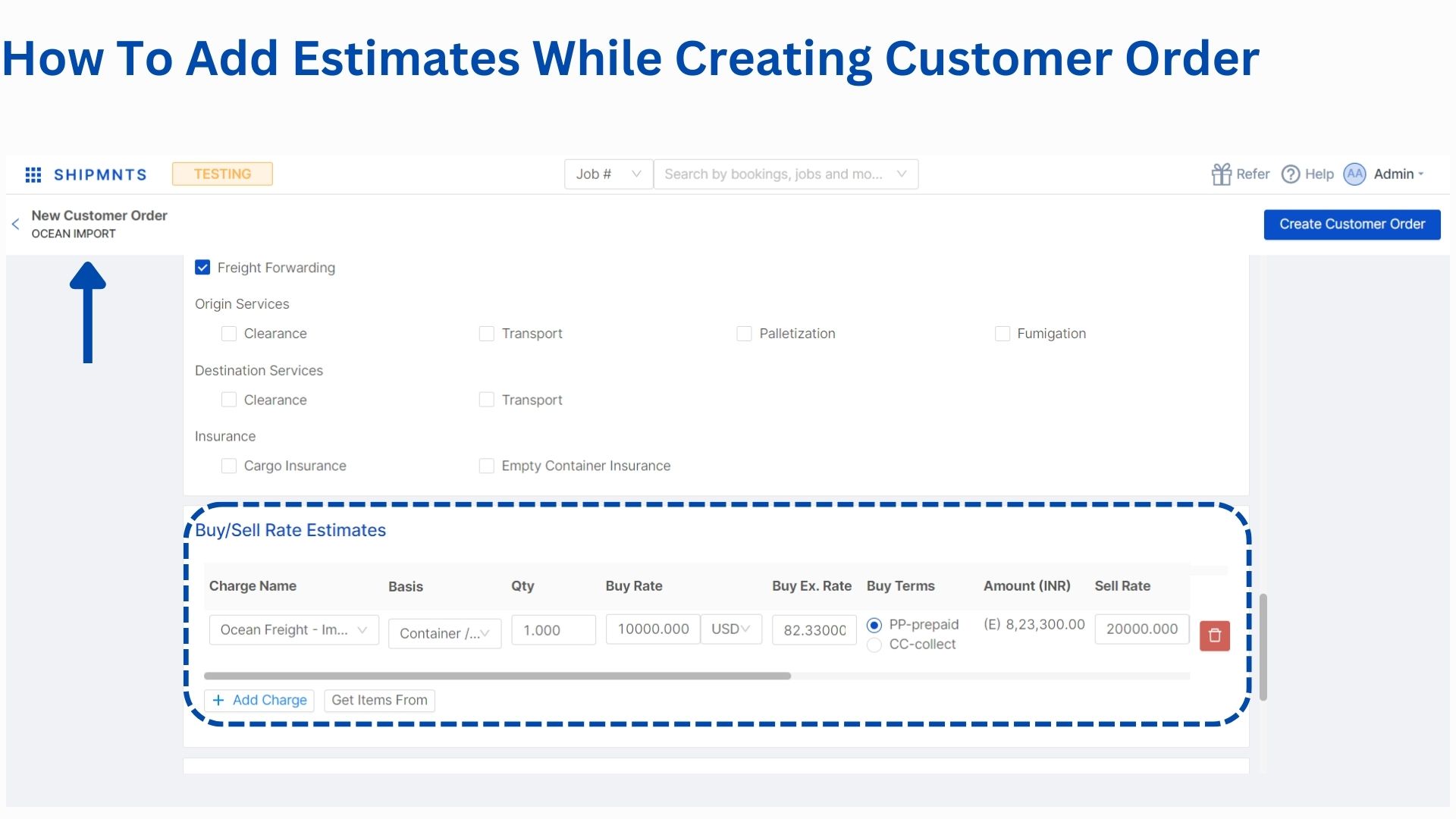 How To Add Estimate While Creating Customer Order.jpg