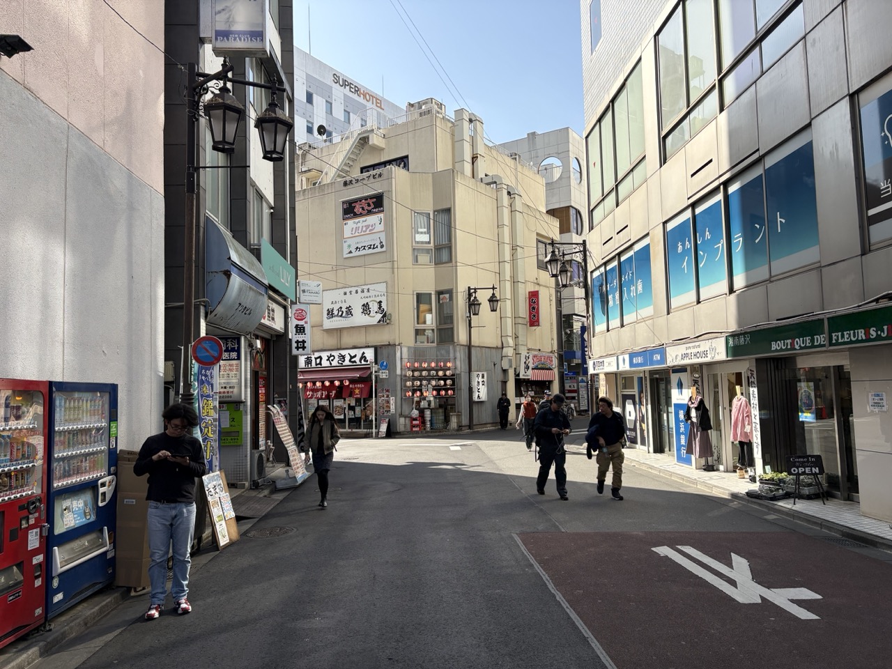 南口やきとんが見えます