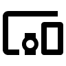 Devices icon (a computer, watch and cellphone). 
