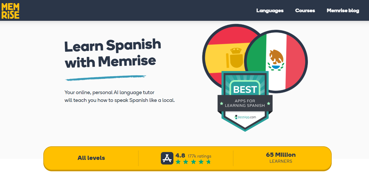 learn spanish free memrise app screenshot