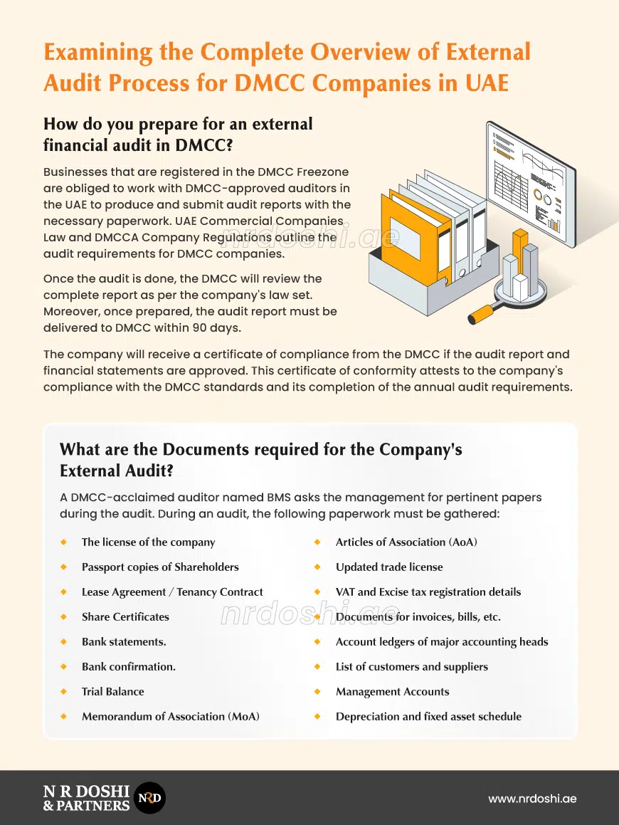 Examining the complete overview of external audit process for DMCC Companies in UAE