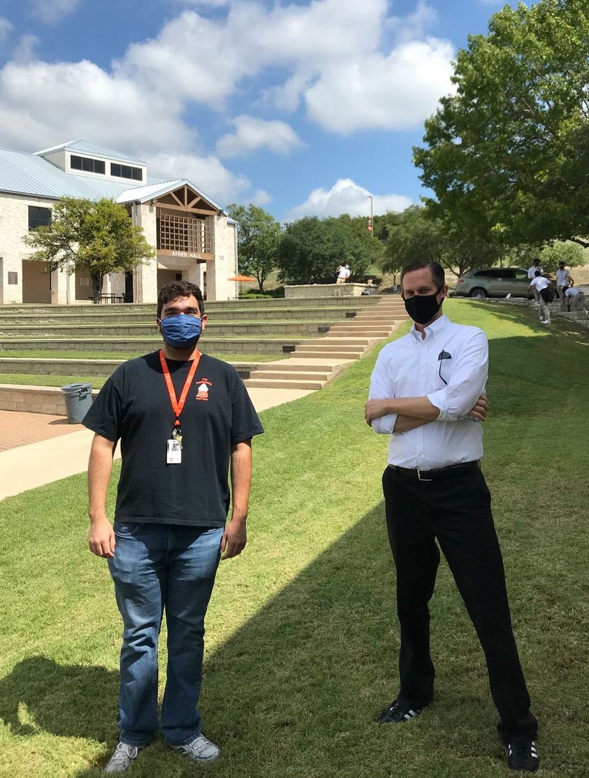 Stephen Santos '16 and Matt Ridewood '01.jpg