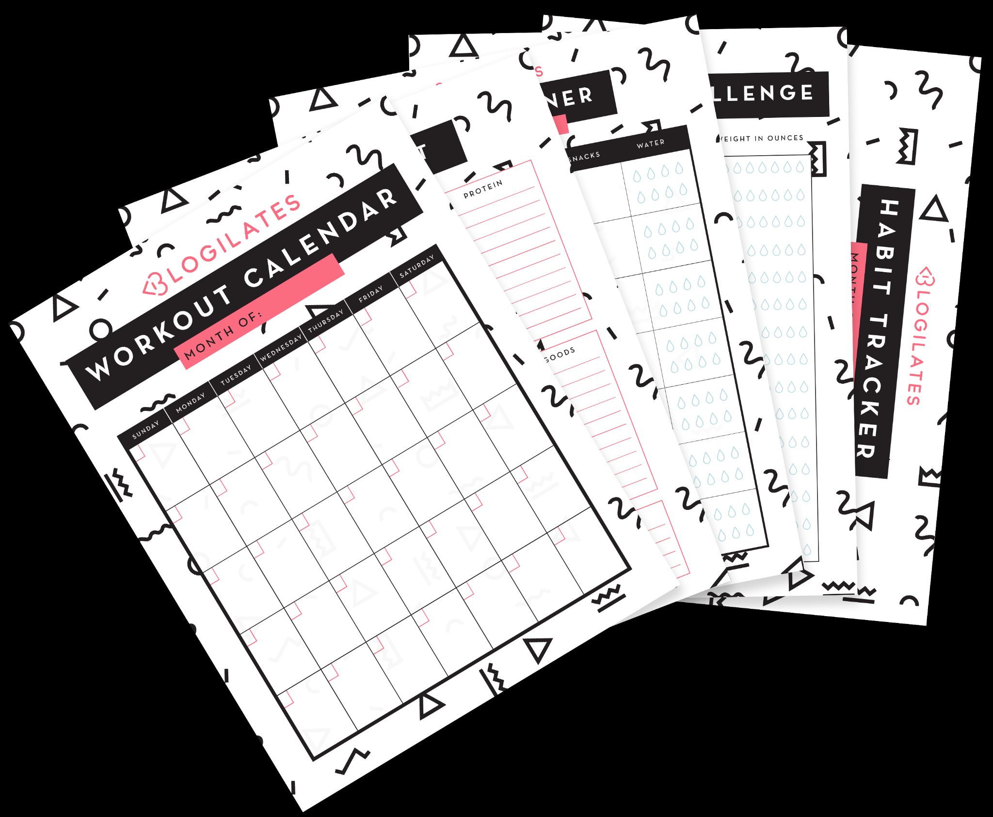 Calendar · The Blogilates March 2020 Workout Calendar