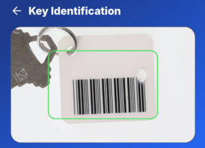 identify a key tag in the field with HandyTrac