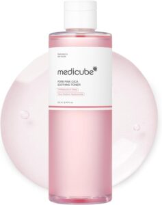 medicube salmon dna pdrn pink cica soothing toner i pink glow toner for skin boosting