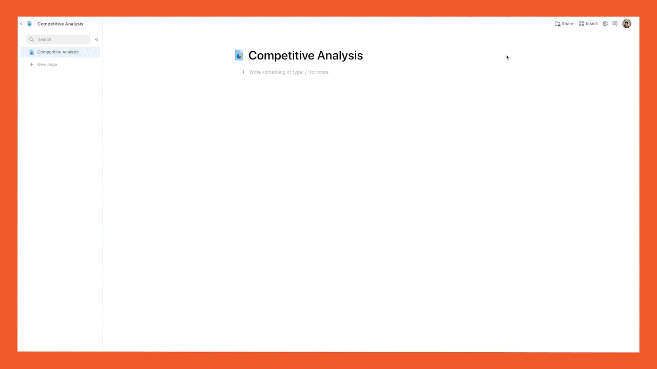 Best Competitive Analysis Templates from Notion