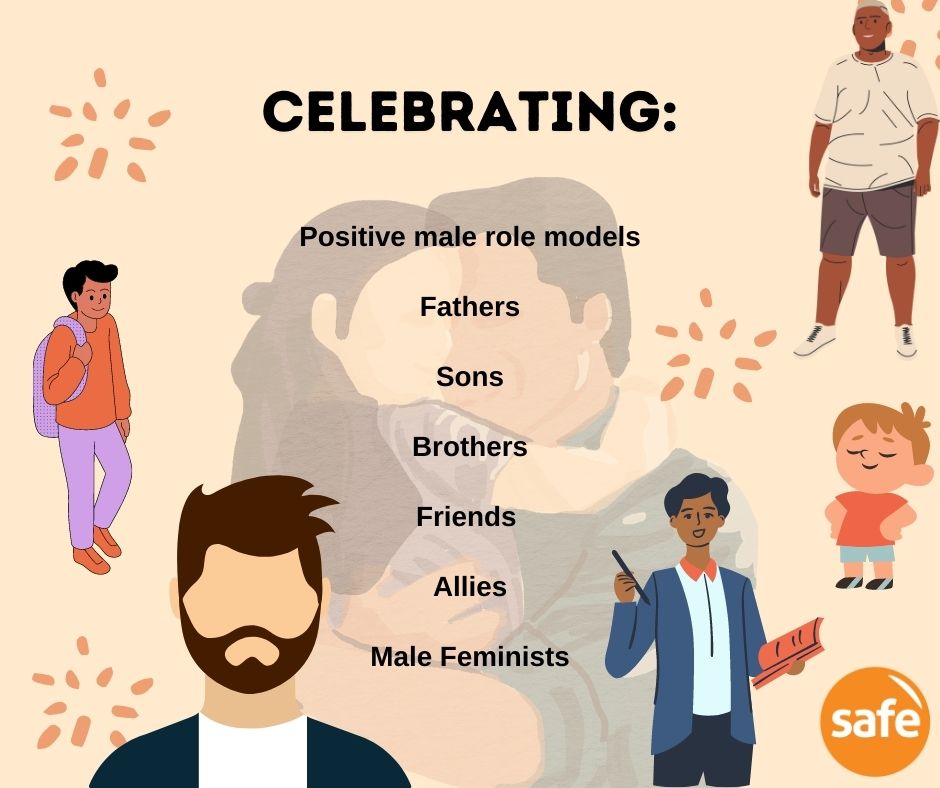 Celebrating:

Positive male role models.

Fathers

Sons

Brothers

Friends

Allies

Male Feminists