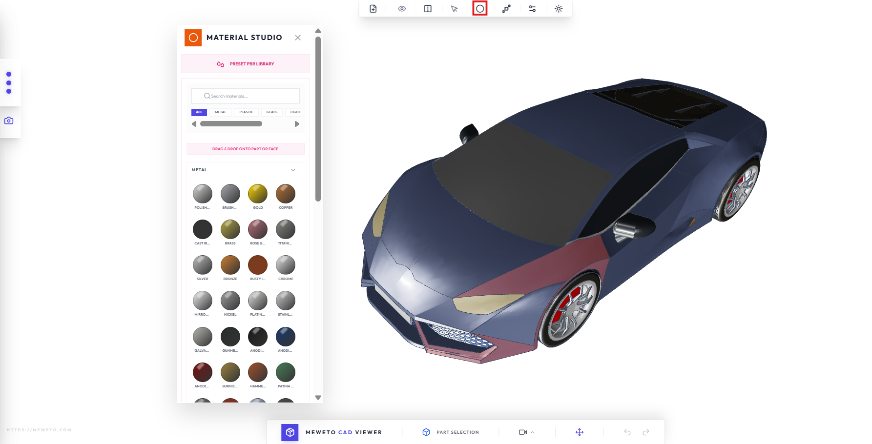 PBR library material