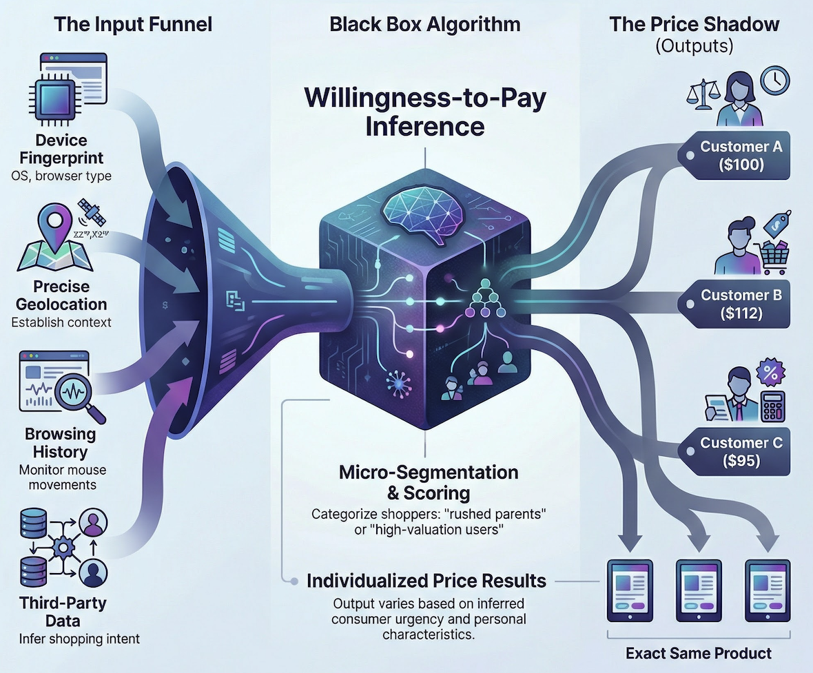 The Pride Shadow Mechanism: How Your Data Sets Your Price