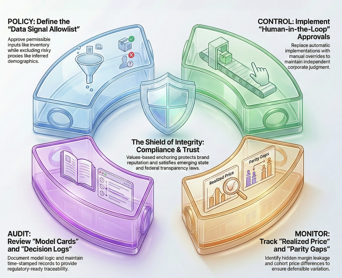 The “Glass Box” governance framework for dynamic pricing