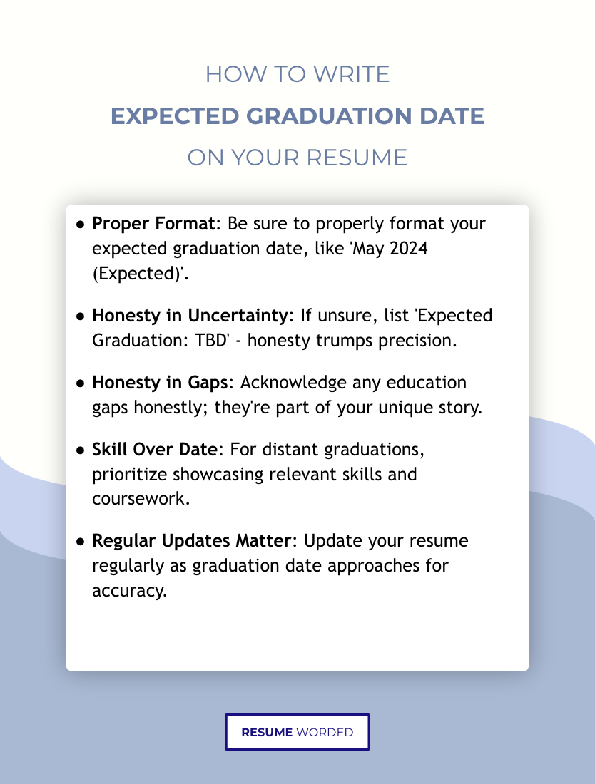 how-to-put-expected-graduation-date-on-a-resume