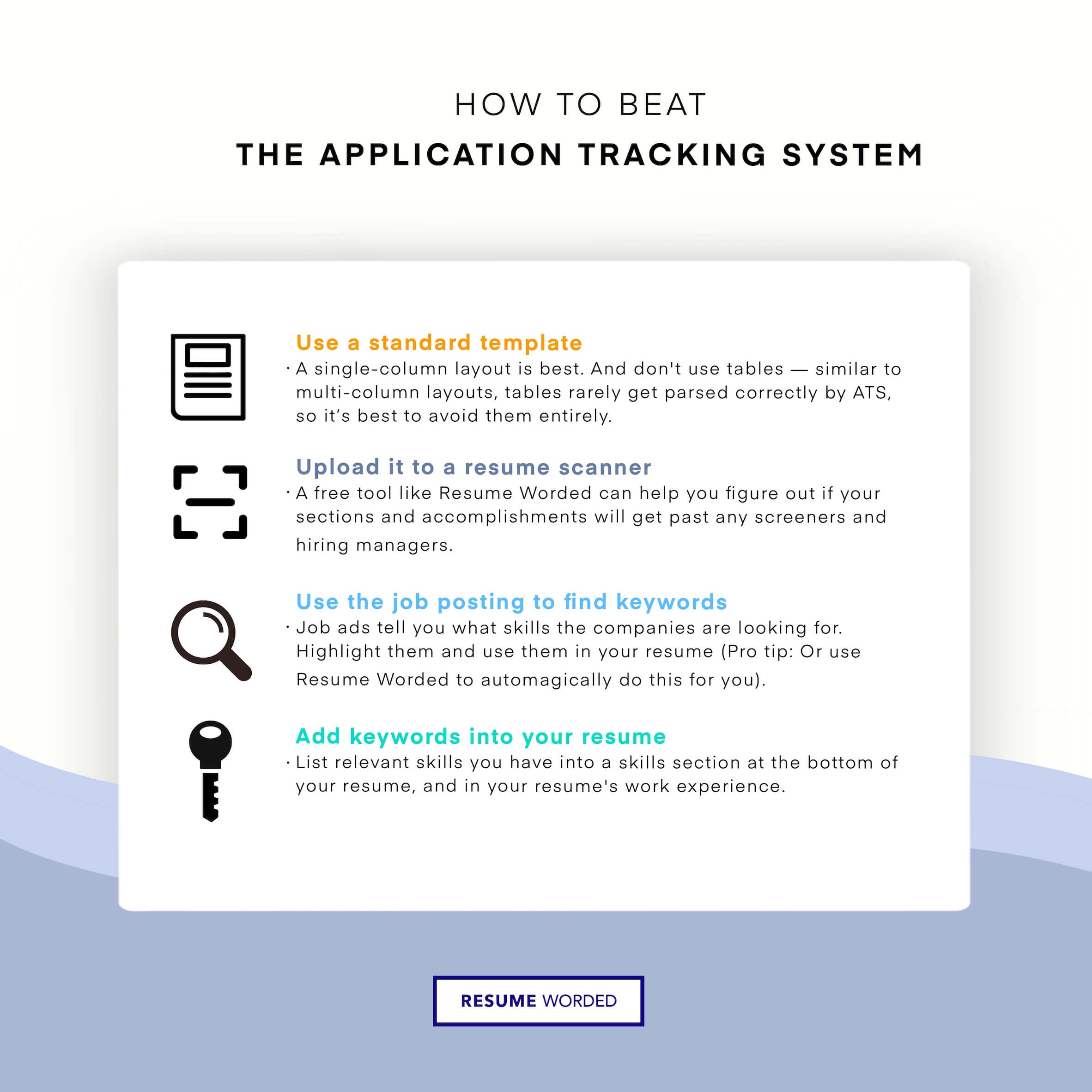 Optimize your resume for ATS to avoid getting rejected from a job