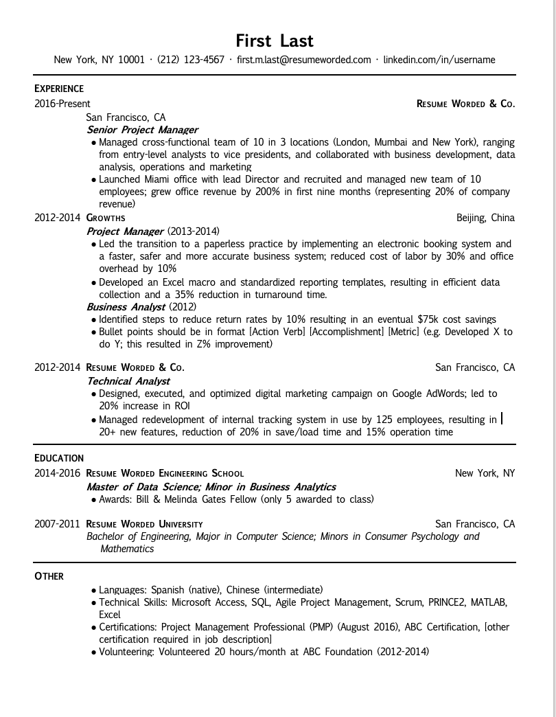 Getting the Basics Right: Resume Line Spacing