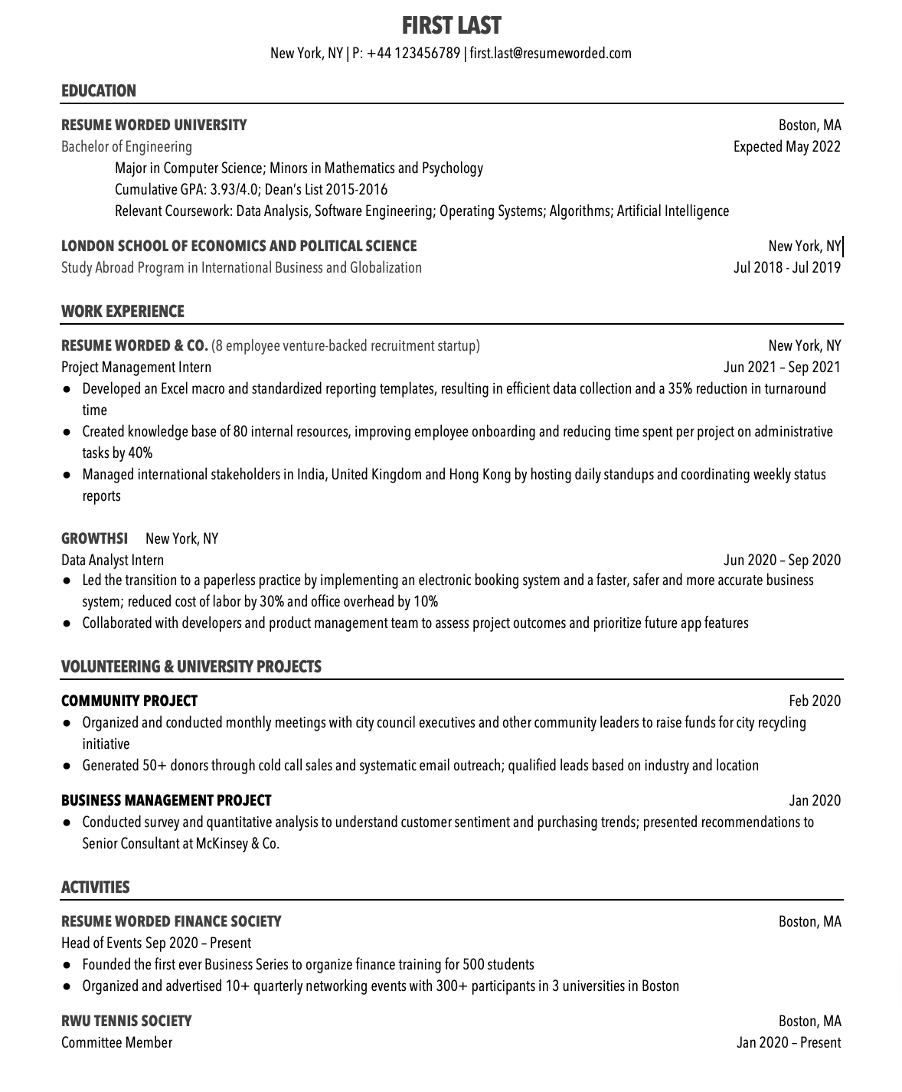 Getting the Basics Right: Resume Line Spacing