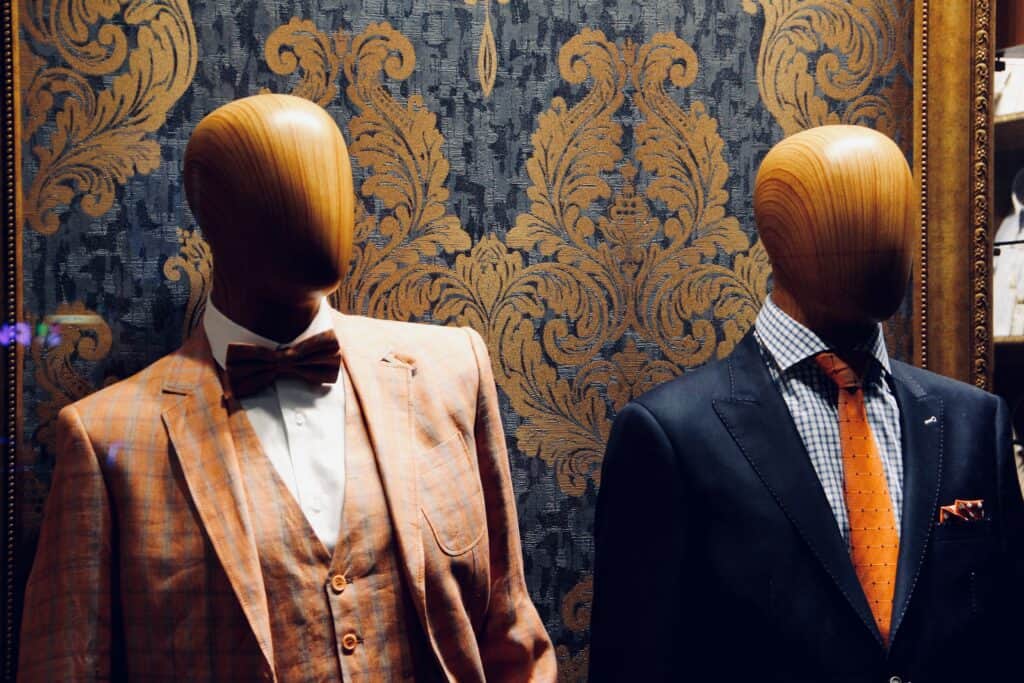 if you blindly follow fashion, you will be like a mannequin advertising a designer's style, just like in the pictures. No personality. 