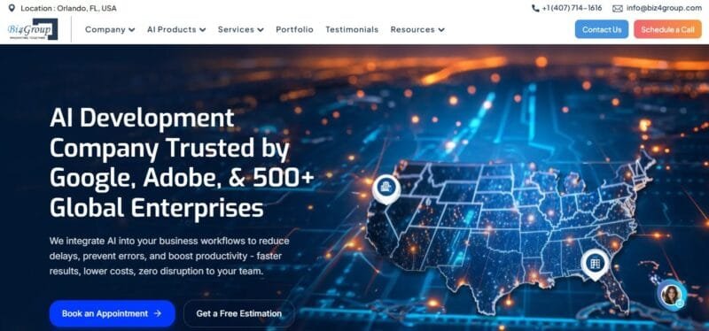 Top 10 AI Integration Companies in the USA