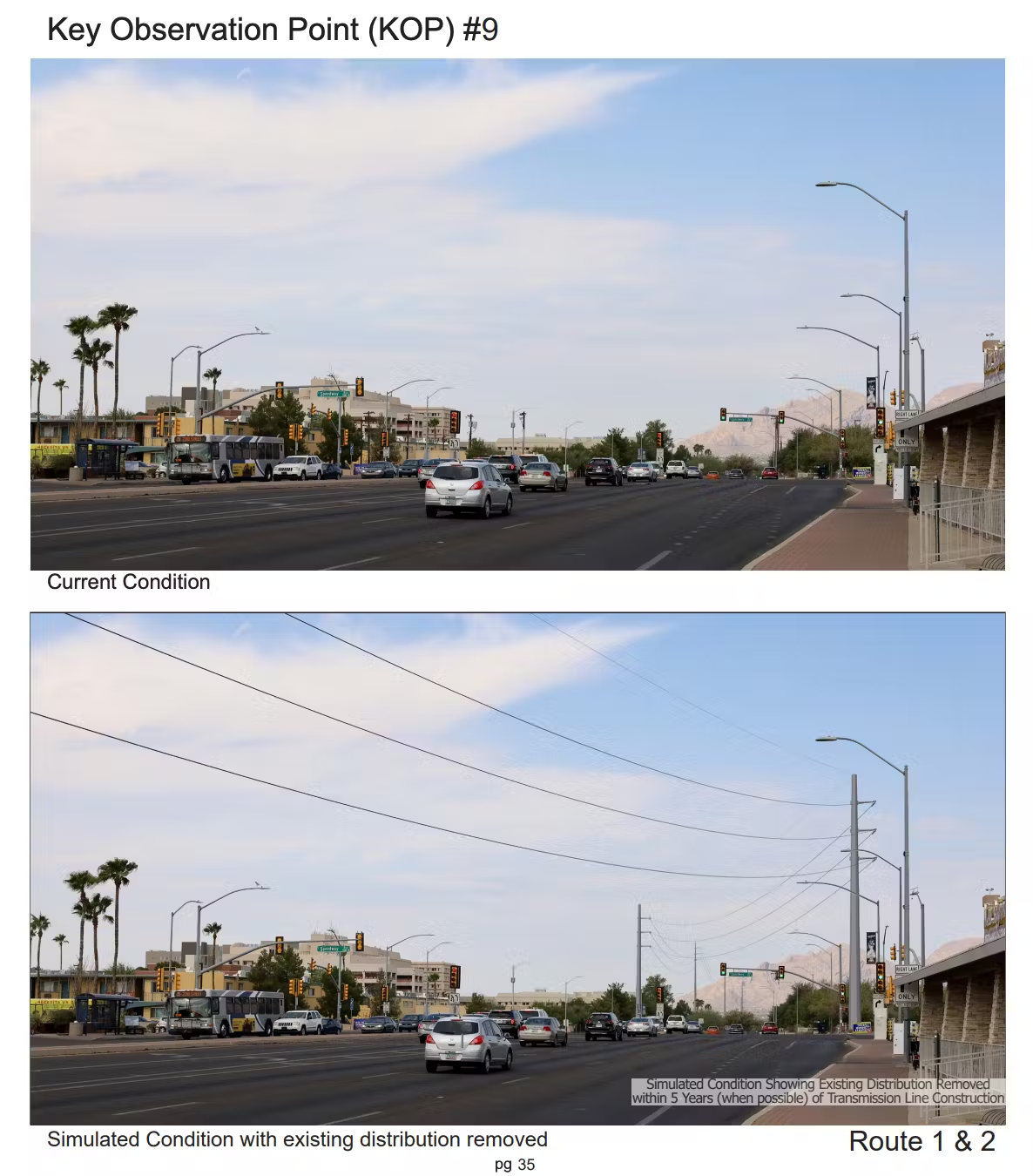 Broadway Blvd & Campbell Ave in Central Tucson. Adjacent to the entrance of the University of Arizona.