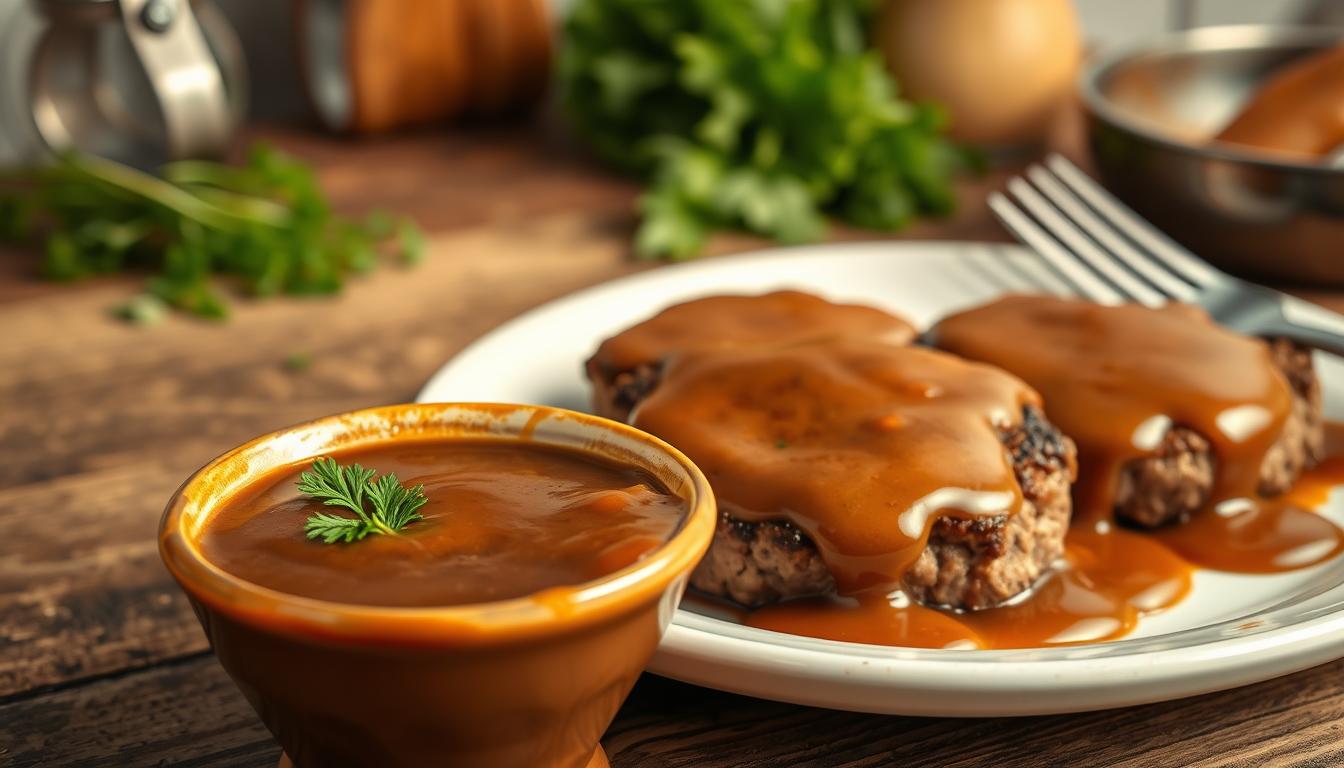 how to make salisbury steak gravy