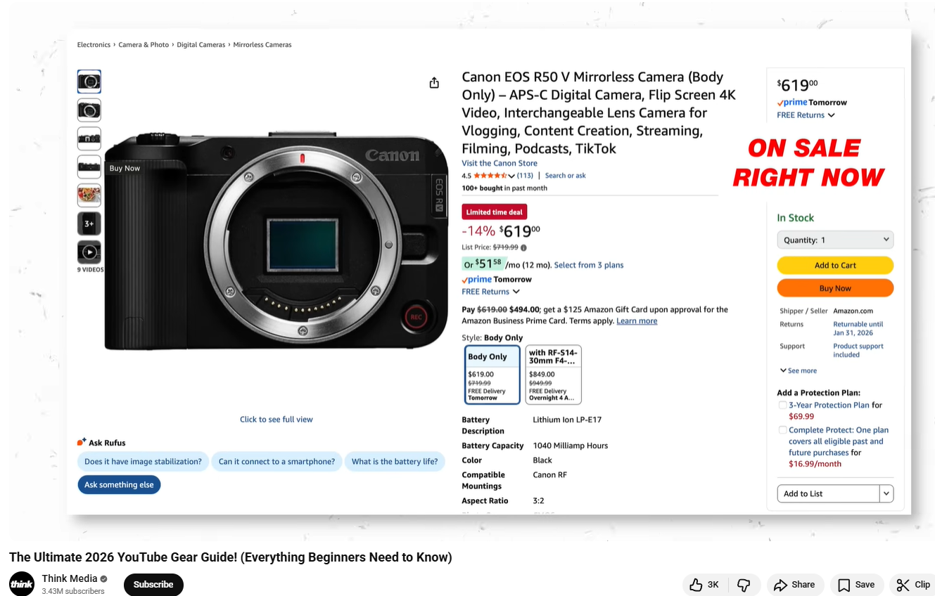 Canon R50V